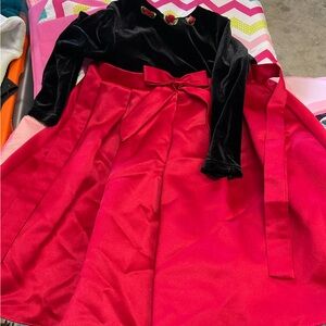 George Black and Red Toddler Dress